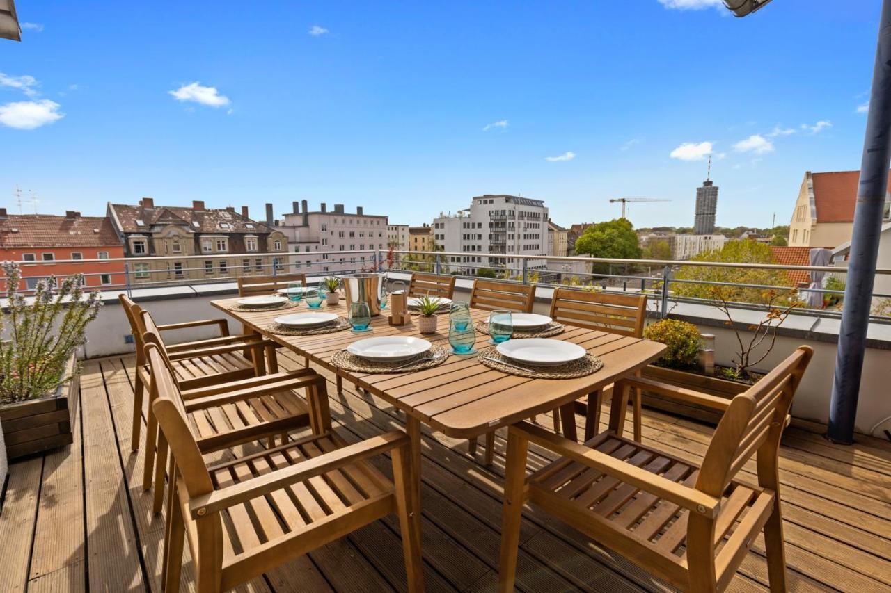 Arbio I Premium Penthouse Apartment Augsburg Eksteriør billede