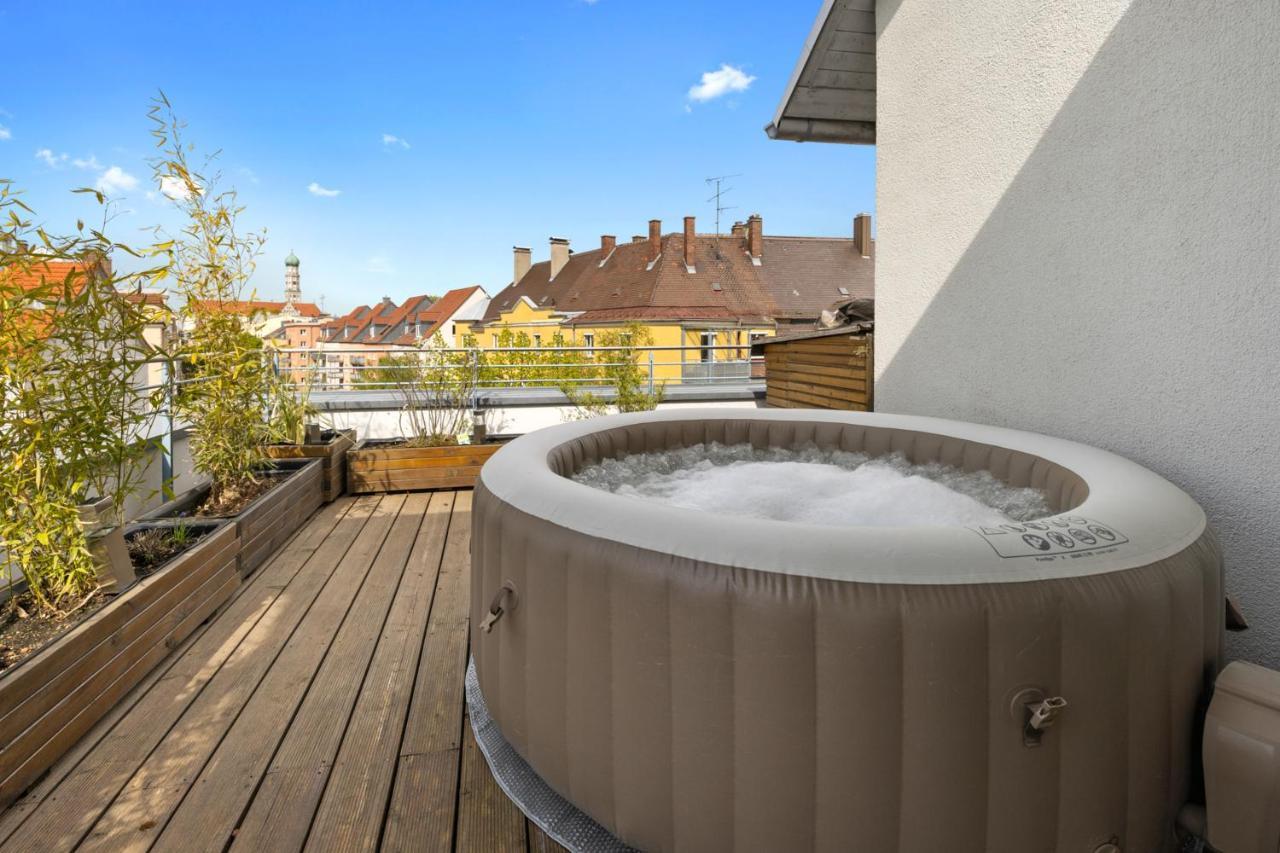 Arbio I Premium Penthouse Apartment Augsburg Eksteriør billede