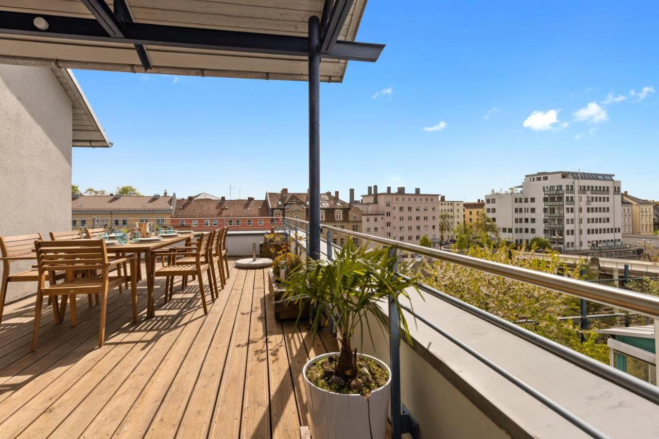 Arbio I Premium Penthouse Apartment Augsburg Eksteriør billede