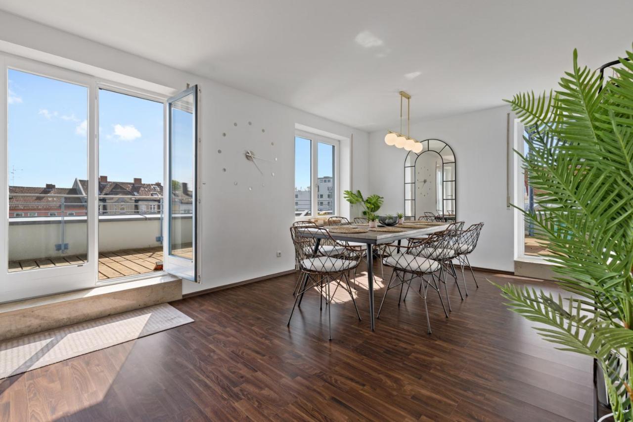 Arbio I Premium Penthouse Apartment Augsburg Eksteriør billede