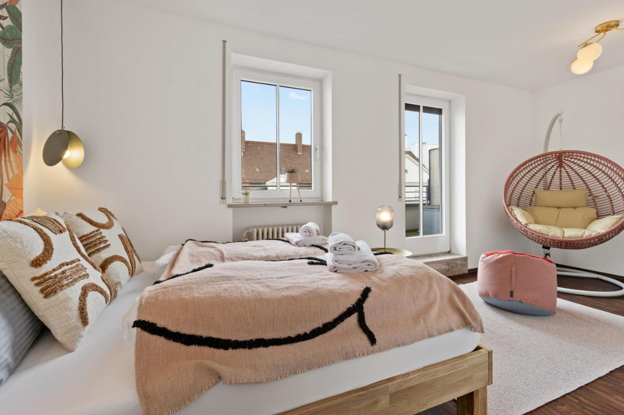 Arbio I Premium Penthouse Apartment Augsburg Eksteriør billede