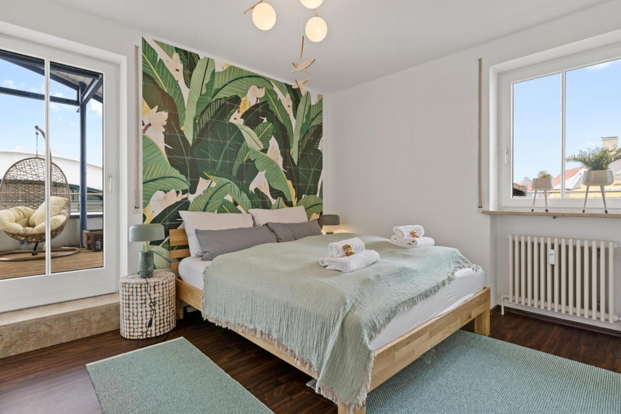 Arbio I Premium Penthouse Apartment Augsburg Eksteriør billede