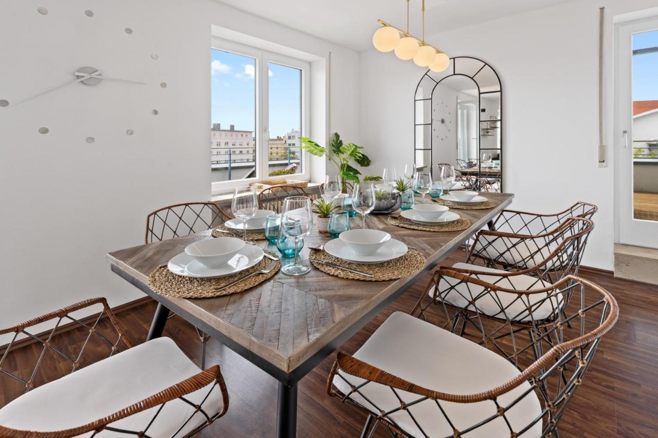 Arbio I Premium Penthouse Apartment Augsburg Eksteriør billede