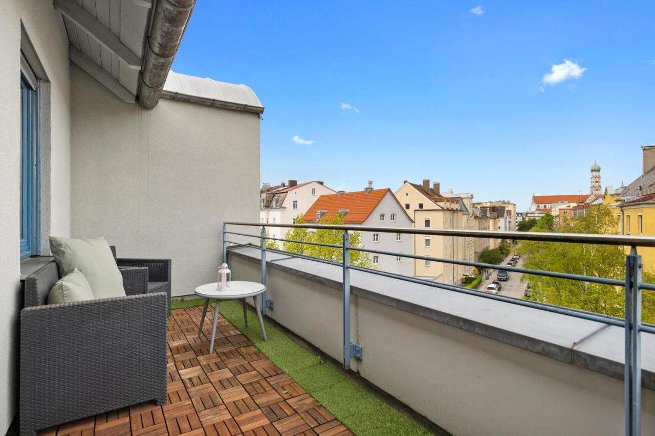 Arbio I Premium Penthouse Apartment Augsburg Eksteriør billede